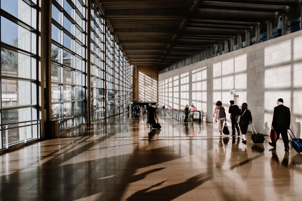 Geschäftsreise zum Flughafen