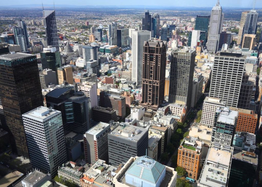 #4. Australia Skyscrapers in Melbourne City, Australia.
