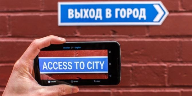 Google Translate for business trips