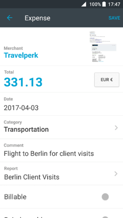 Expense management
