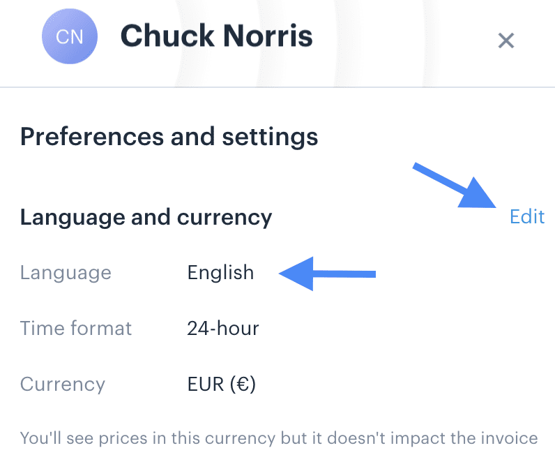 Manage your travel in your language