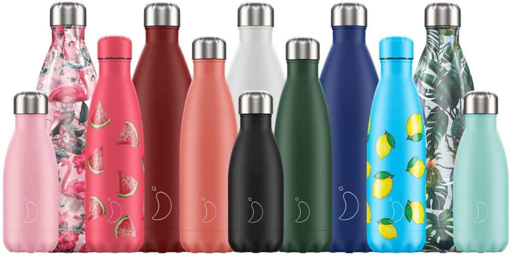 Chilly's reusable water bottles