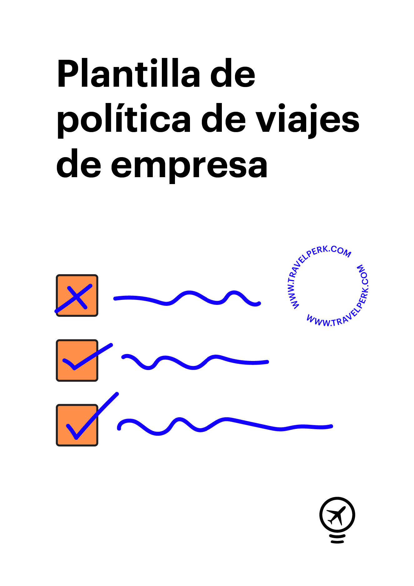 Plantilla personalizable de política de viajes de empresa