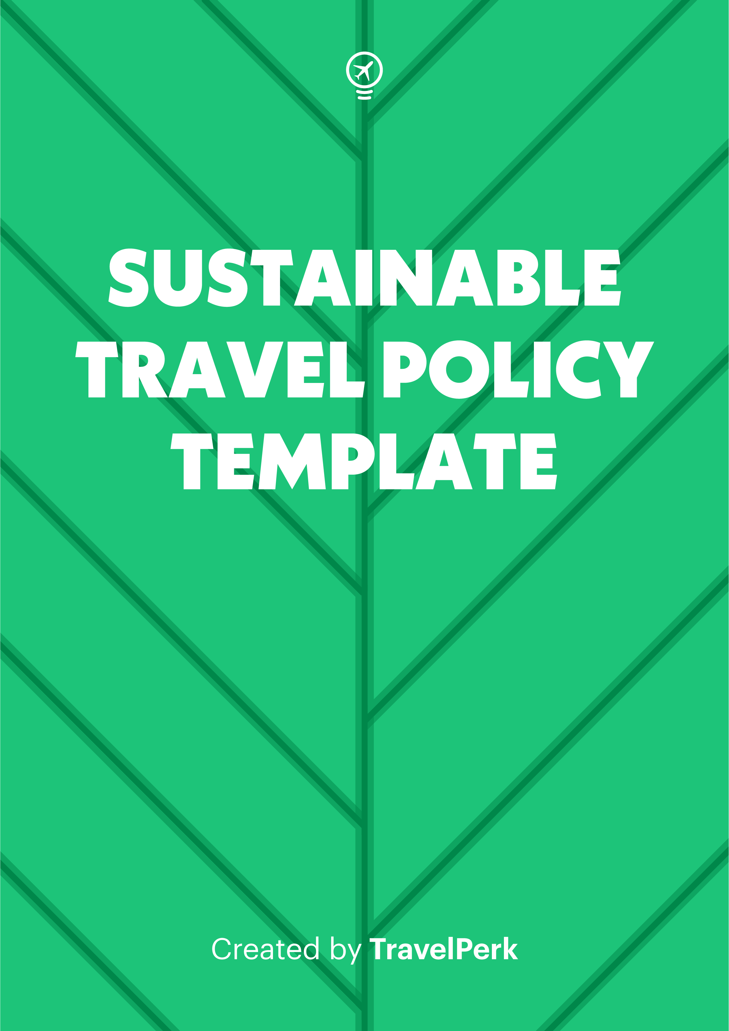 Sustainable travel policy template