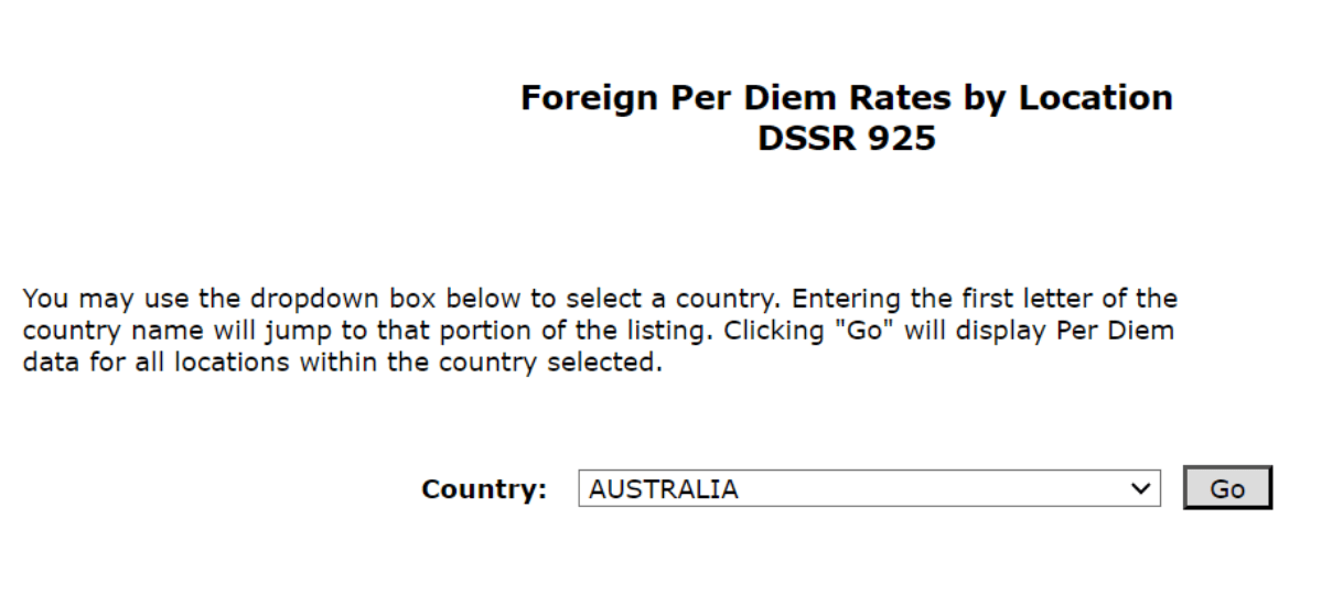 International per diem rates TravelPerk