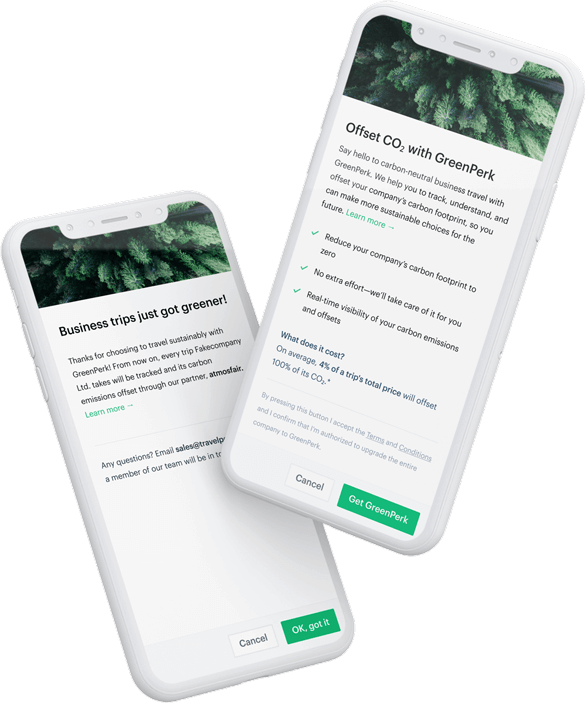 GreenPerk mobile app