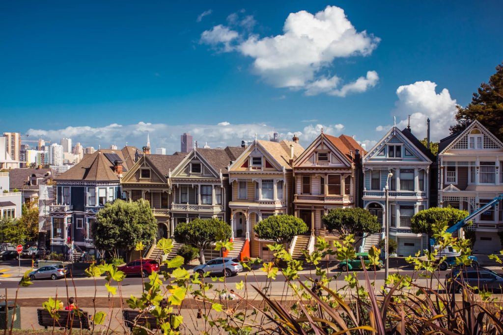 colourful houses san francisco