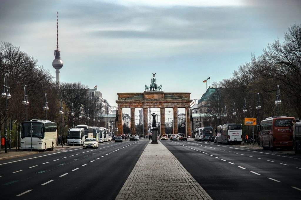 Vistas de la carretera principal de Berlín