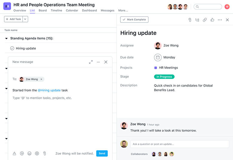 asana screenshot