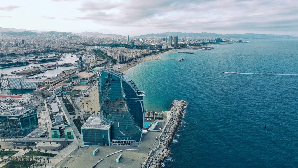 W Hotel Barcelona views