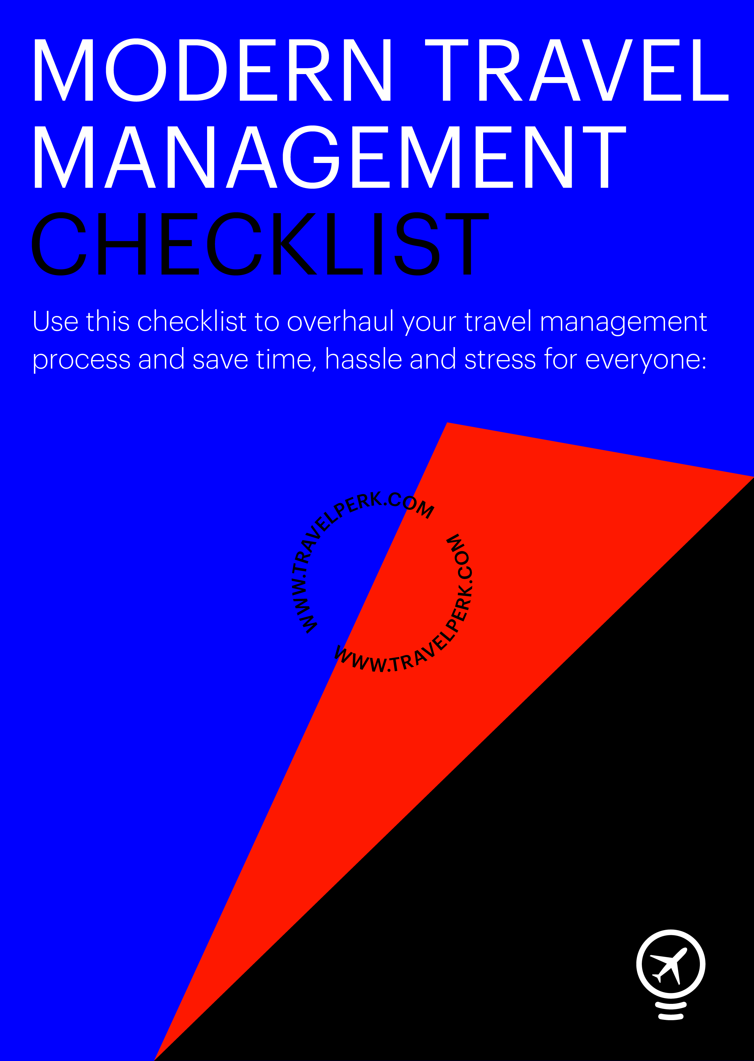 Modern travel management checklist