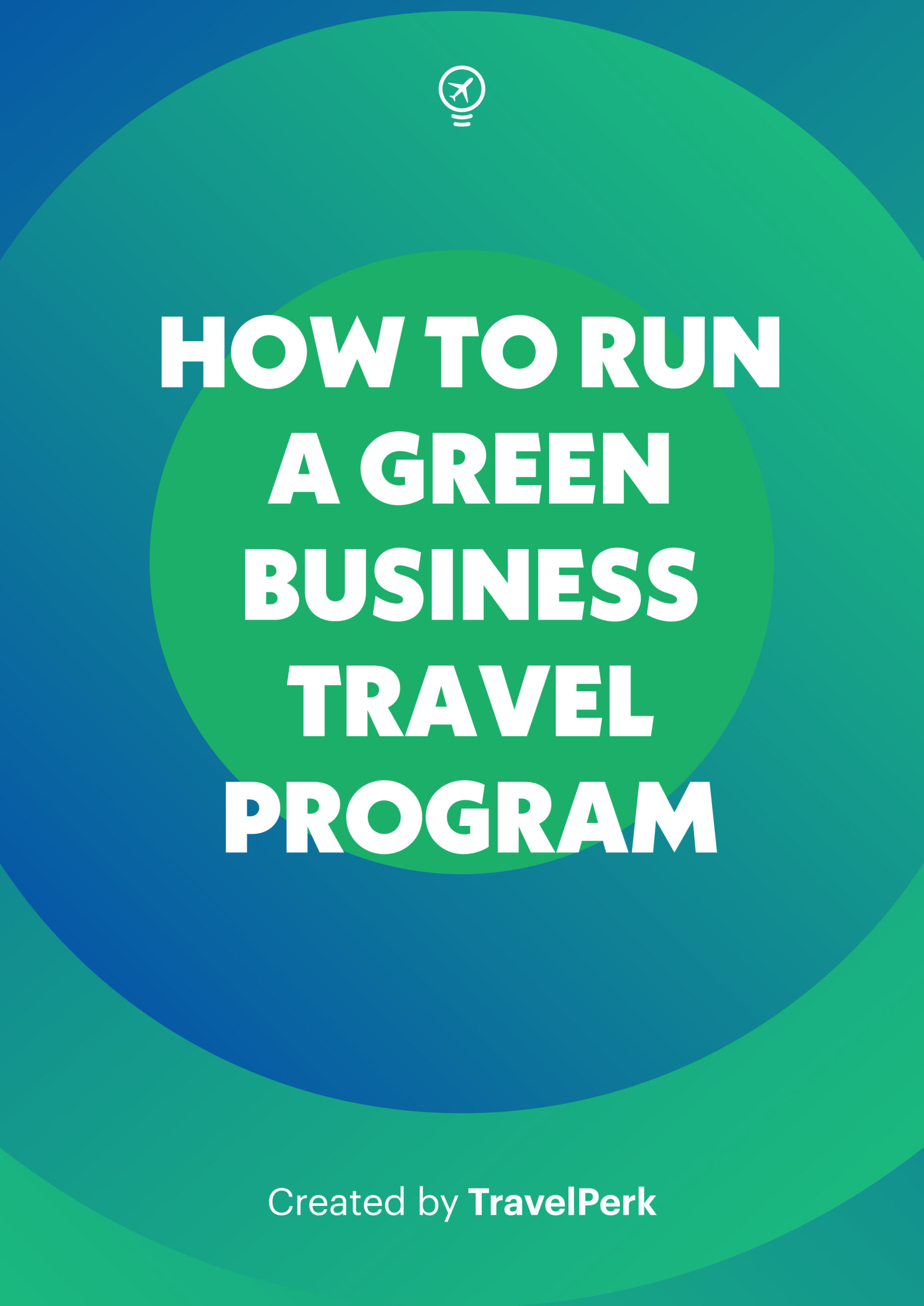 How to run a green business travel program