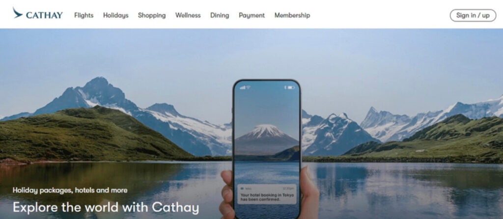 cathay pacific holidays