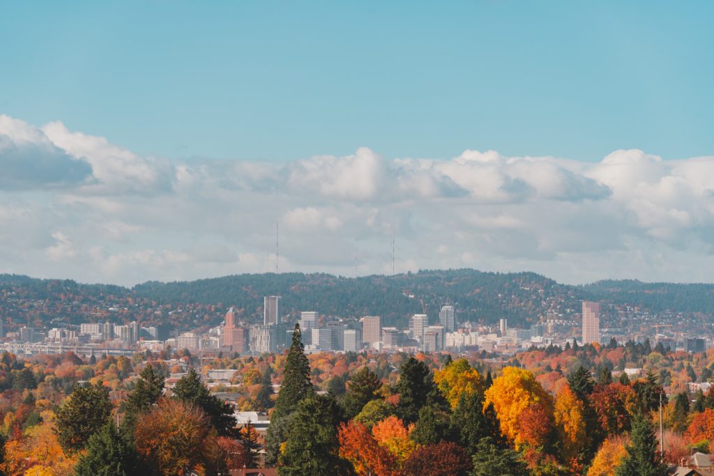 Skyline of Portland, Oregon