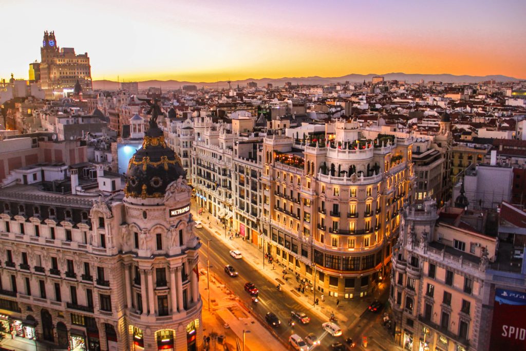 Madrid Metropolis view