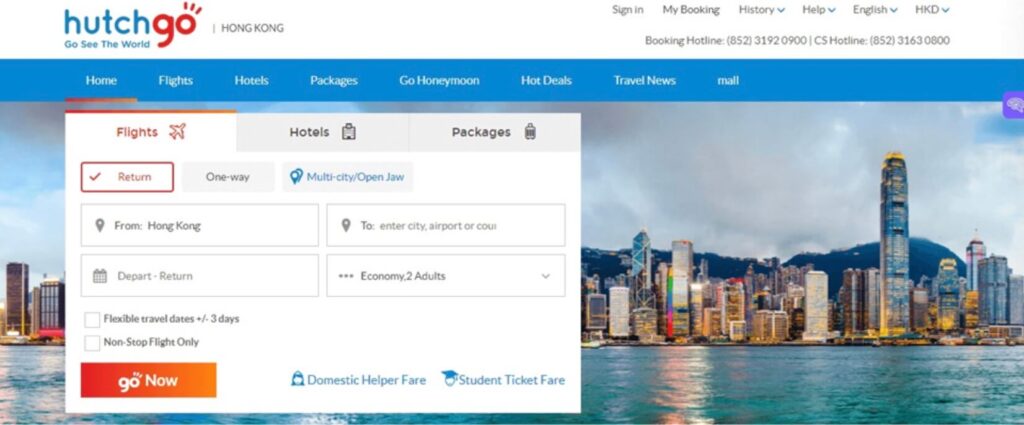 online travel agent hong kong