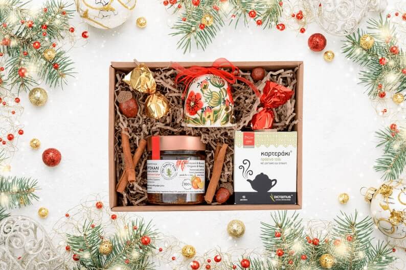 greek food xmas basket