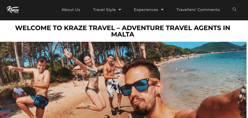 kraze travel malta