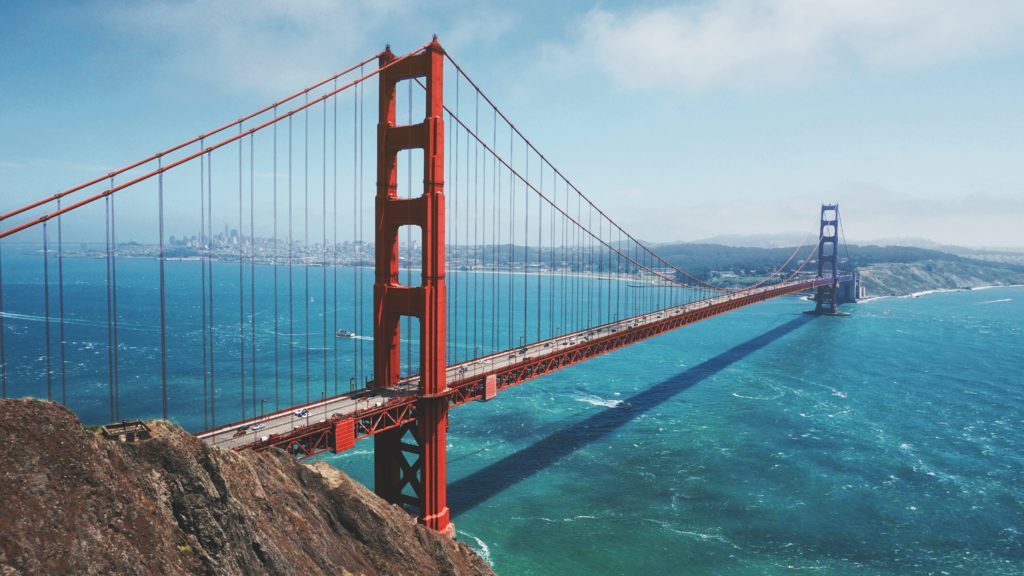San Francisco bridge view