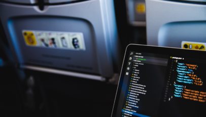 How jet-setting business travelers get work done on a plane