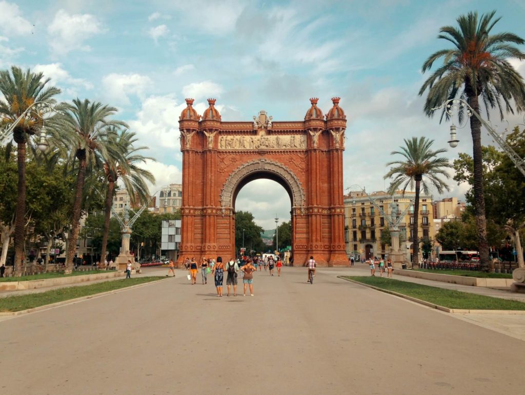 barcelona arc de triomf