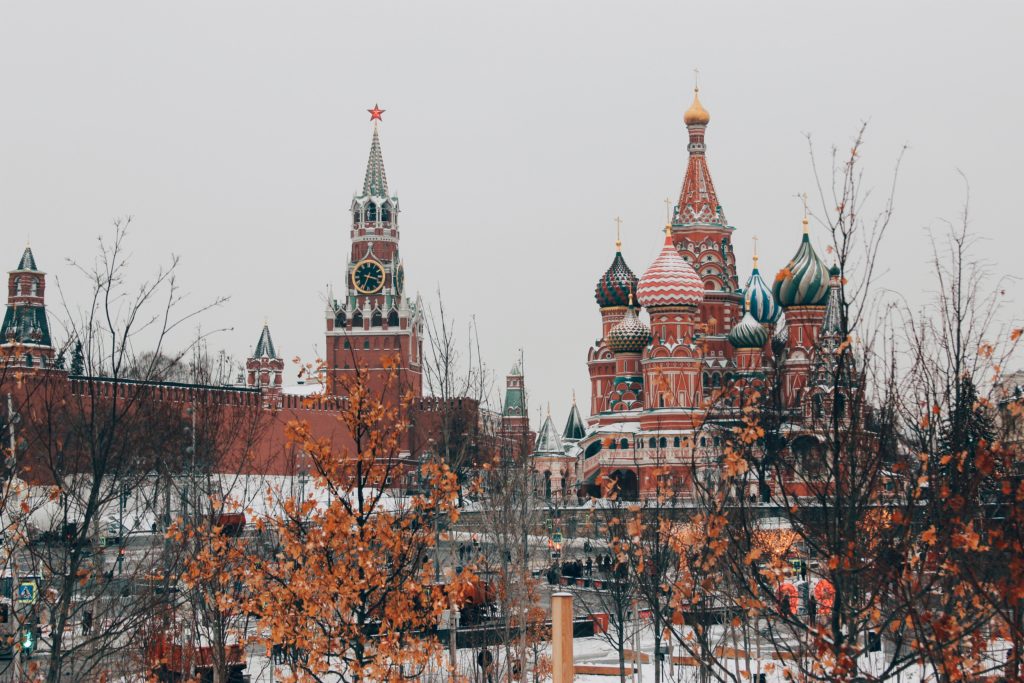 Moscow in the snow