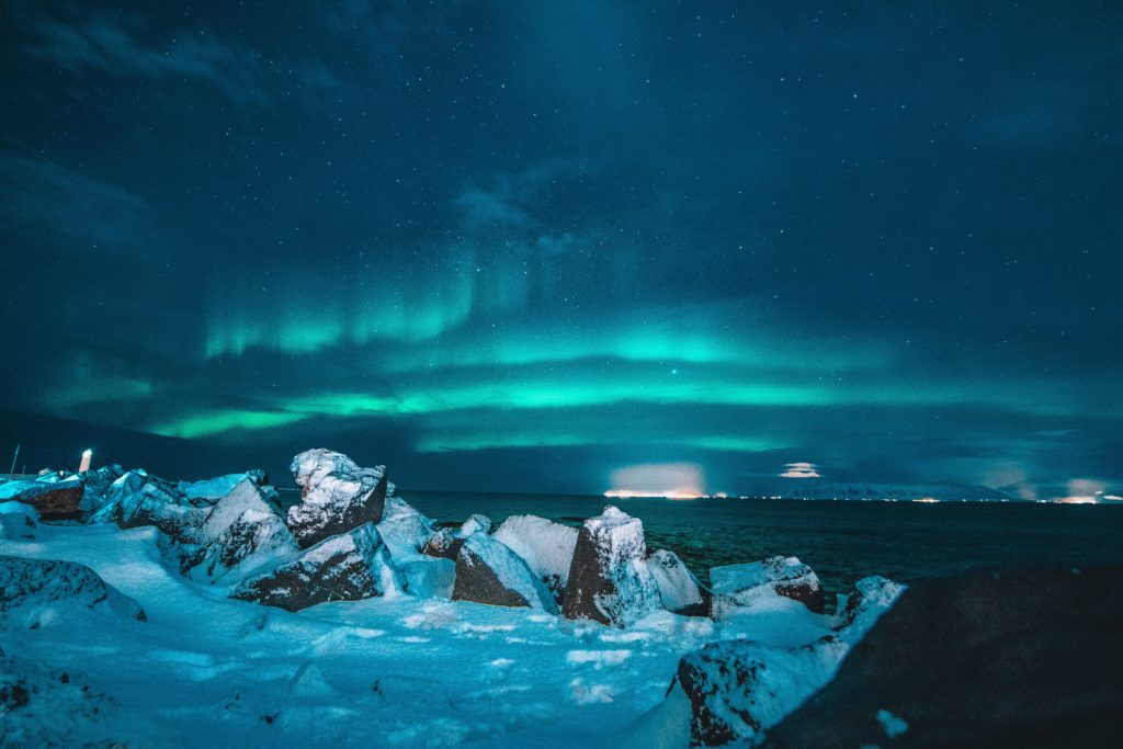 Northern lights views Iceland