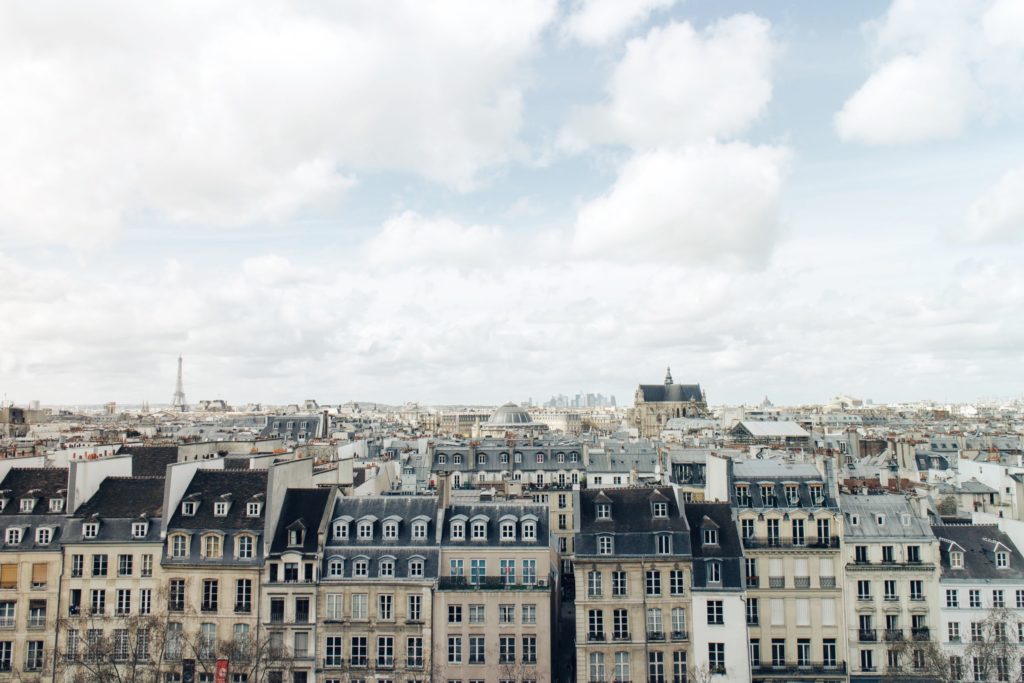 Paris buildings and rooftops