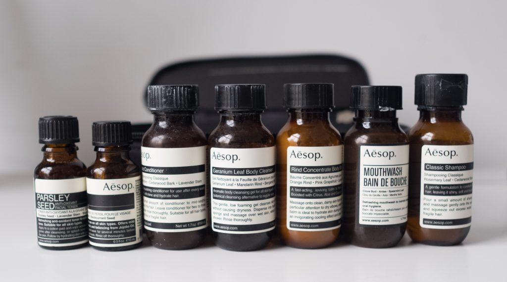 Aesop Nashville travel kit