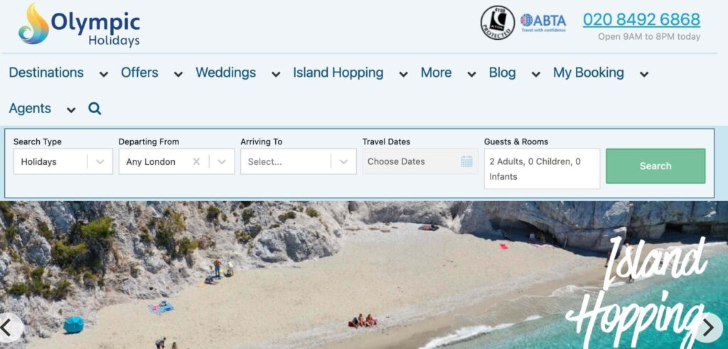 olympic holidays greece