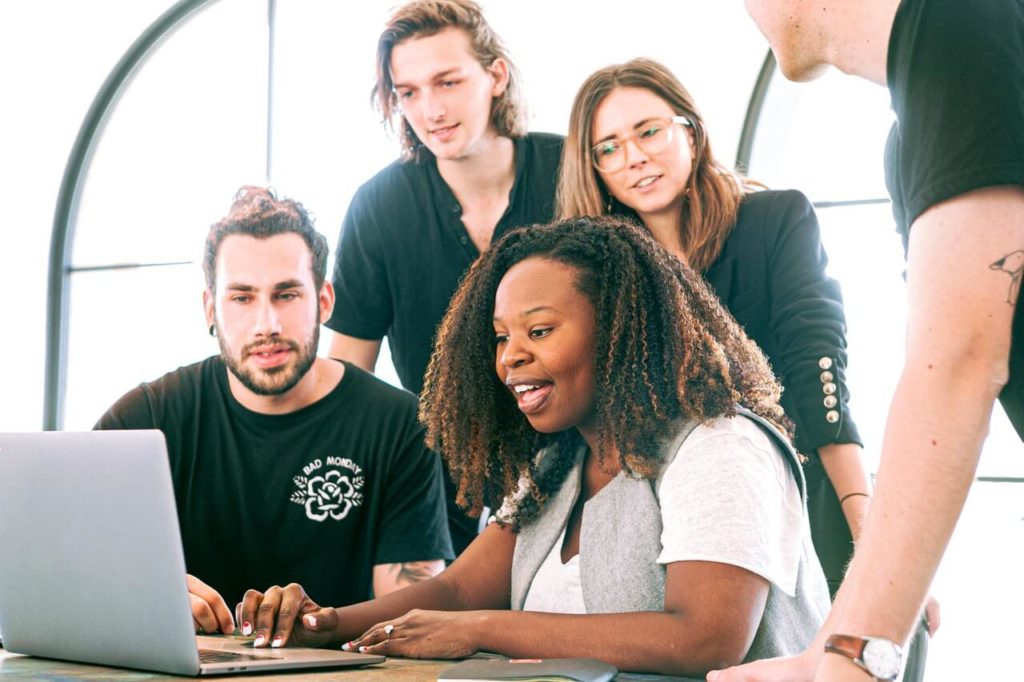 People working together