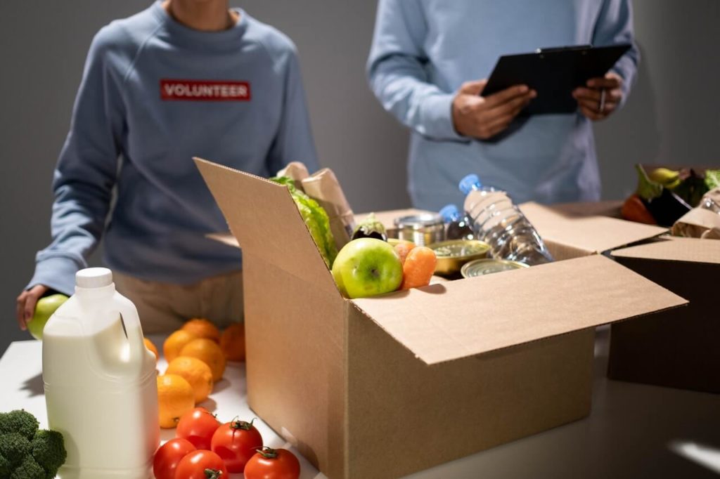 food bank volunteering