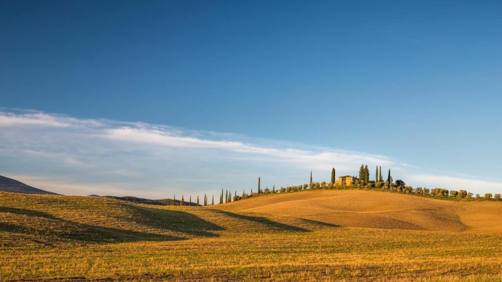 Tuscany fields Italy