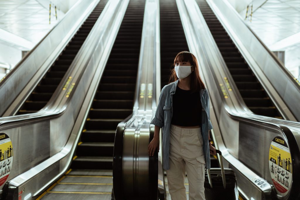 COVID travel mask