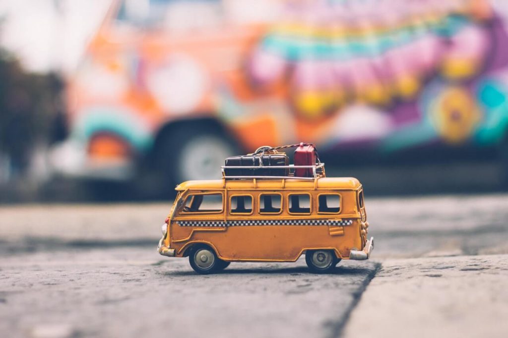 vacation van yellow