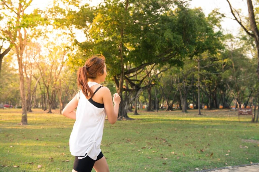 Girl running