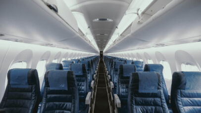 Which major airlines offer the most seat space in economy?