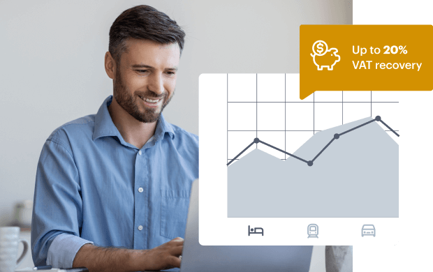 Man recovering VAT using travel app